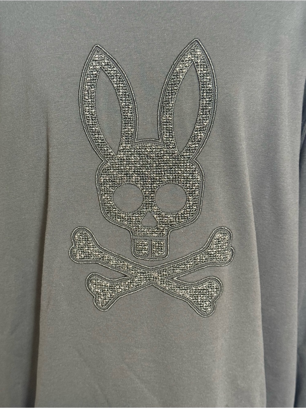 NWT Psycho Bunny Gabin Textured Crew Men's 3XL Black Textured Embroidery - Picture 6 of 12